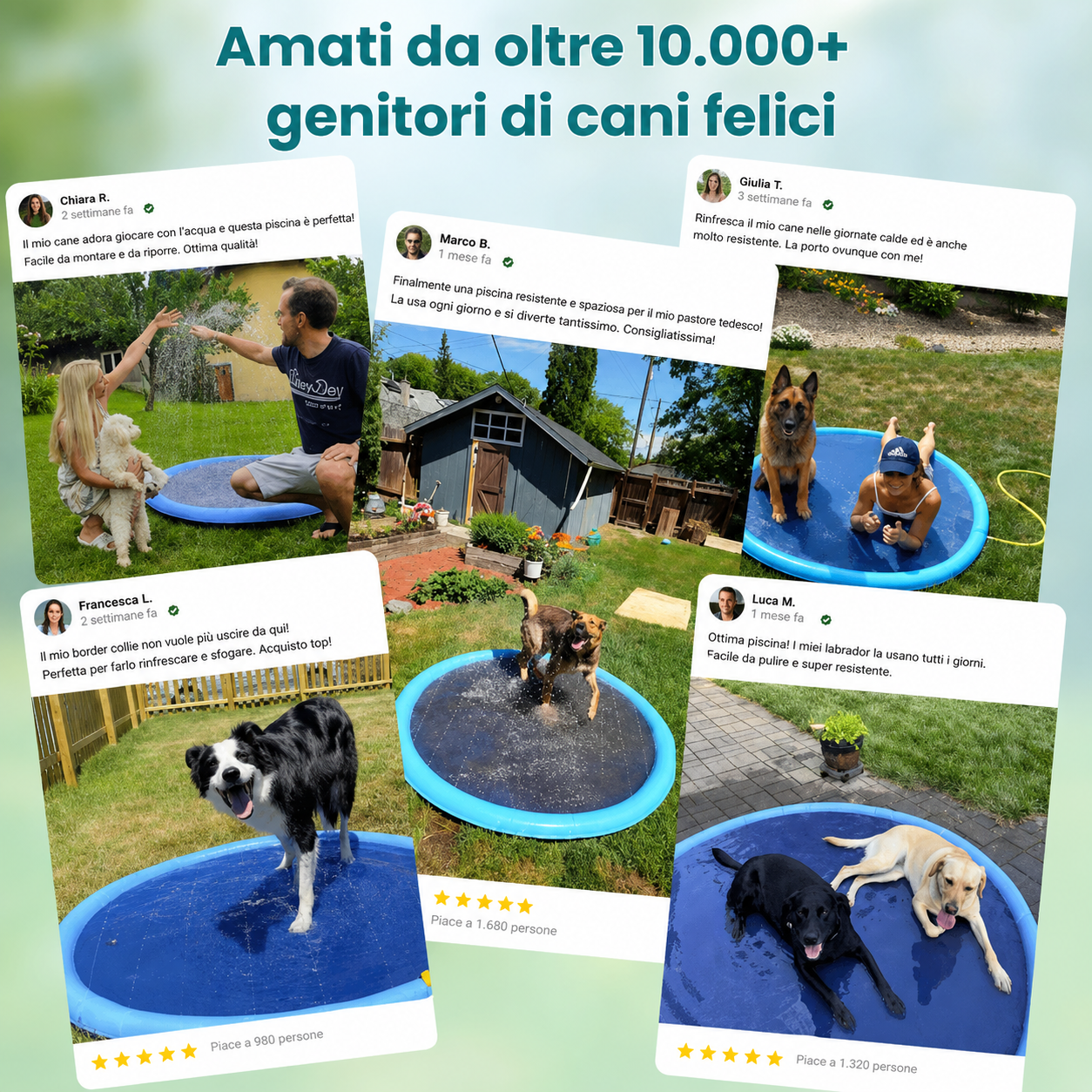 PawLuxe™ - Piscina a fontanella per cani