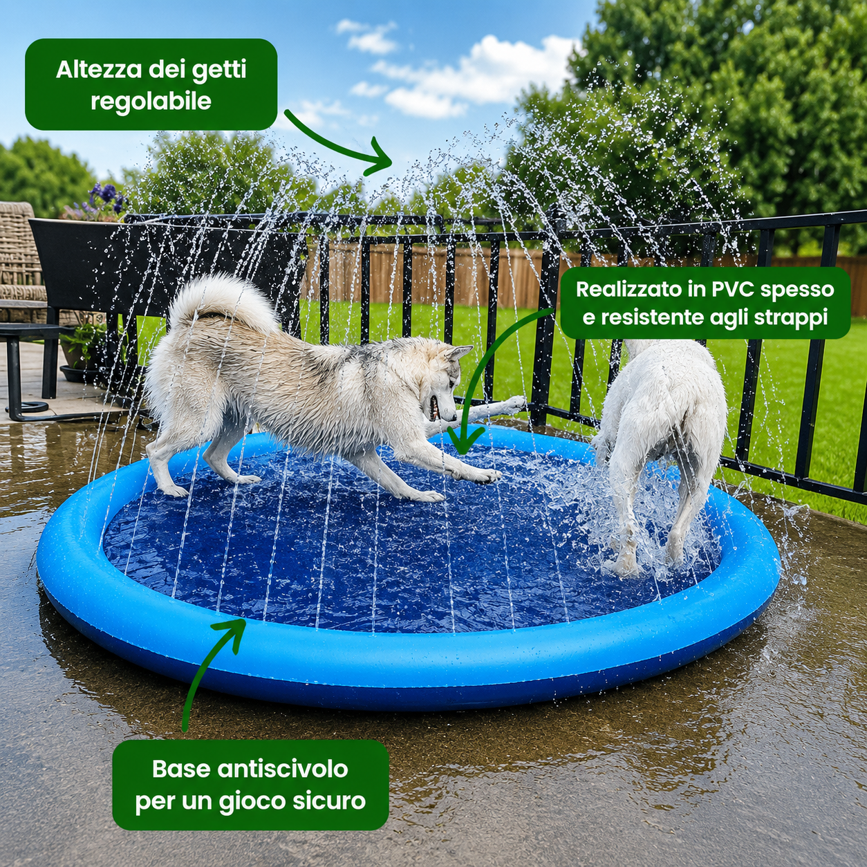 PawLuxe™ - Piscina a fontanella per cani